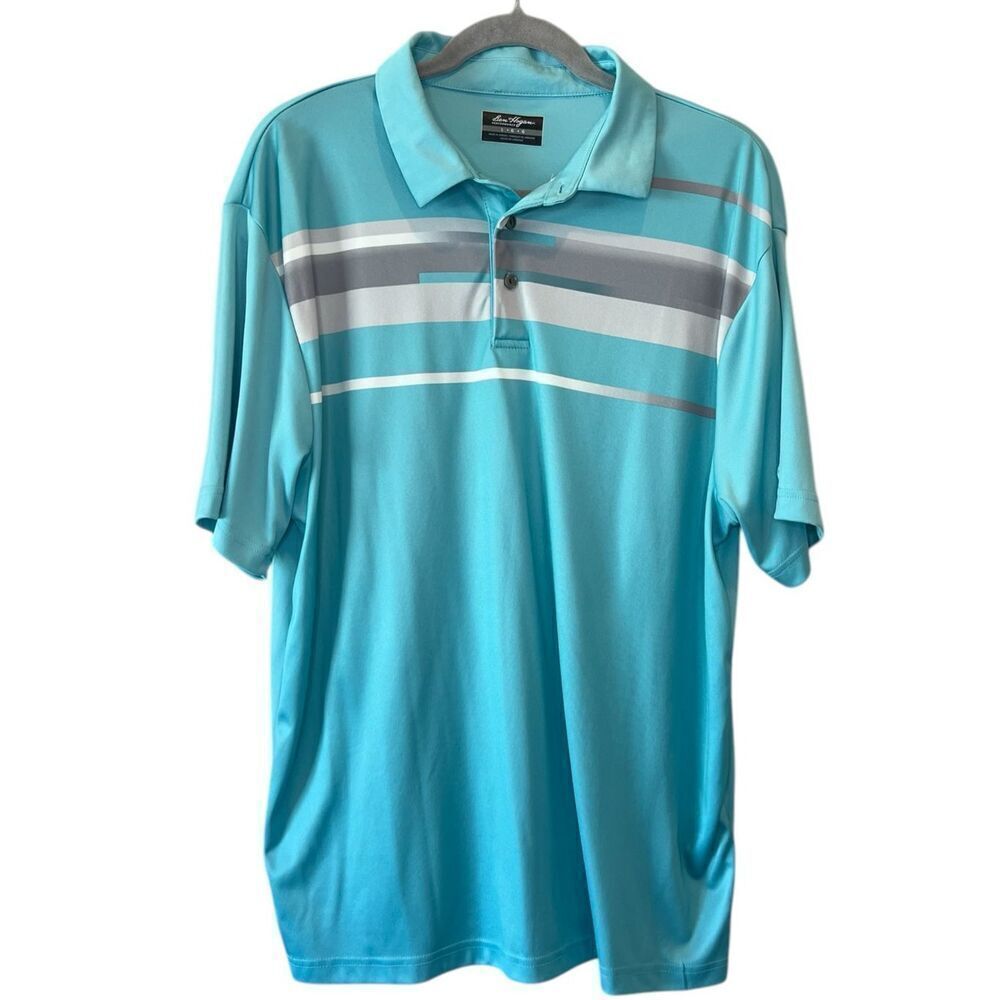 Ben Hogan Performance 100% Polyester Men's Polo Golf Shirt - Size Large